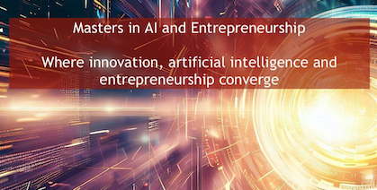Masters in AI and Entrepreneurship